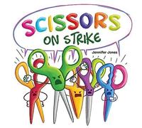 Jennifer Jones Scissors on Strike Hardback Book Jennifer Jones Multicolor