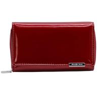Jennifer Jones Women's Genuine Leather Large Wallet - Fashion Patent Leather - RFID Protection, red, 15.5 x 9.5 x 4 cm