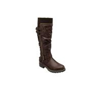 'Jennifer' Knee High Boots Lotus Brown 4