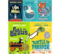 Jennifer L. Holm Bestselling 5 Books Set - The Lion of Mars, The Fourteenth Goldfish, The Third Mushroom, Full of Beans, Turtle in Paradise