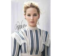 Jennifer Lawrence Autographed Signed 6x4 Photo 1