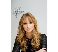 Jennifer Lawrence Autographed Signed 6x4 Photo