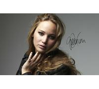 Jennifer Lawrence Autographed Signed 6x4 Photo 3