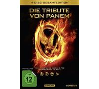 JENNIFER LAWRENCE - TRIBUTE VON PANEM,DIE/GESAMTEDITION 4 DVD NEW
