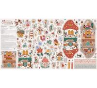 Jennifer Long Thimbelina & The Sewing Fairies 1 36-inch by 69-inch Panel Riley Blake FT16868-PANEL