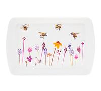 Jennifer Rose Busy Bees Melamine Small Snack Tray 23 x 15 cm