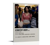 Jennifer's Body Poster Wall Art Canvas Cover Vintage Aesthetic Poster Home Decor for Living Room Bed Room 24x36inch(60x90cm) Frame-style