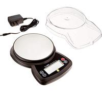 Jennings CJ-4000 Compact Digital Weigh Scale 4000g x 0.5g PCS JScale Black AC Adapter