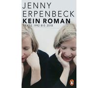Jenny Erpenbeck Kein Roman (Hardback)