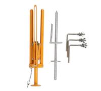 Jenny Fence Wire De Reeler, Heavy Duty Fence Wire Dispenser Tool with Anti Overspeed Brake, Adjustable for 18.9 to 41.3 Inch Coils, Stainless Steel Distributor for High Tension Fen