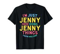 Jenny Here Doing Jenny Things Funny Jenny Name T-Shirt