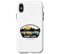 Jenny Lake Wyoming, WY Vacation Souvenir Case for iPhone X/XS
