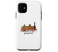 Jenny Lind Steam Locomotive Vintage Illustration Case for iPhone 11