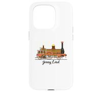Jenny Lind Steam Locomotive Vintage Illustration Case for iPhone 15 Pro