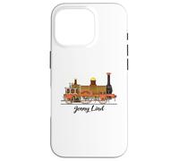 Jenny Lind Steam Locomotive Vintage Illustration Case for iPhone 16 Pro
