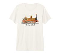 Jenny Lind Steam Locomotive Vintage Illustration Premium T-Shirt