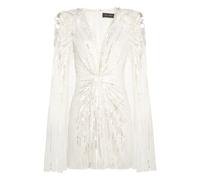 Jenny Packham Lady Love sequin-embellished mini dress - White 8-10-12-14