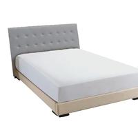 JENNY SESAL Fitted Sheet - Solid Colour - Made in Italy - Double, Single and Half - Wide Choice of Colours and Sizes (Panna, Double)