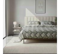 Jenny Sesàl Iside Cotton Sheet Set - Sheet Set + Pillowcases (Grey, Single)