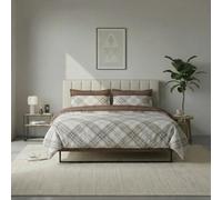 Jenny Sesàl Scottish Cotton Sheet Set - Sheet Set + Pillowcases (Taupe, Queen Size)
