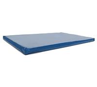 Jenny Wren - Foam Filled - Waterproof Dog Bed Heavy Duty Chew Resistant Mattress Outdoor Crate Cage Mat Pad - 48" x 30" x 2" (120cm x 76cm x 5cm) - Blue