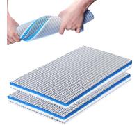 Jennytim Pack of 2 Aquarium Filter Wadding Media Sponge Pad for Aquarium Filter, Pond & Water Treatment, Biological Filter Material, Reusable Filter Pads, Can Be Cut to Size (20 x 30 x 2 cm)