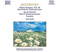 Jeno Jan - Beethoven: Piano Sonatas, Vol. 10 - Op. 28 'Pastoral', WoO 47 'Kurfurstensonaten', Sonatinas