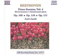 Jeno Jando - Beethoven: Piano Sonatas, Vol. 4, Op.109, Op. 110, Op. 111.