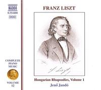 Jeno Jando - LISZT: Hungarian Rhapsodies, Vol. 1