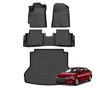 Jenofa-Floor Mats for Hyundai Elantra 2017-2020 Car Mats for Elantra All Weather Floor Liner Cargo Mat Custom Fit Automotive Non-Slip Waterproof Elantra Full Set Accessories 2020
