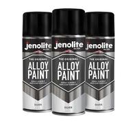 JENOLITE Alloy Wheel Paint Silver 3 x 400ml Corrosion Resistant | Corrosion & Stone Chip Resistant, Restore & Refurbish Car Alloys, Brake Dust Resistant, Fast Drying Finish