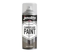 JENOLITE Army Mud Brown Camouflage Paint | 400ml (RAL 8027) | Ideal for Model Making, Paintball, Airsoft, Military Vehicles