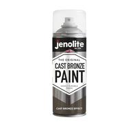 JENOLITE Cast Bronze Spray Paint | 400ml | Textured Cast Bronze Effect Paint | Realistic Metallic Paint | Multi Surface Spray Paint | Ideal For DIY Projects, Crafting, Ornaments, & Much More