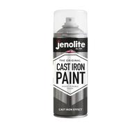 JENOLITE Cast Iron Spray Paint | 400ml | Textured Cast Iron Effect Paint | Realistic Cast Iron Paint | Multi Surface Spray Paint | Ideal For DIY Projects, Crafting, Ornaments, & Much More