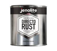 JENOLITE Chrome Paint | Smooth Metallic Chrome Silver Finish | Multi-Surface Paint For Metal, Wood, Plastic, Ceramic | Suitable For Interior & Exterior Use | 1 Litre