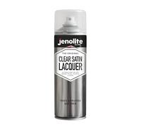 JENOLITE Clear Lacquer Spray | Satin | Crystal Clear Finish | 500ml | Enhances & Protects Surface and Paintwork from Corrosion & UV Damage, Non-Yellowing Varnish