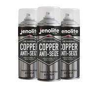 JENOLITE Copper Anti-Seize - 3 x 400ml (Very High-Temperature Resistant, Protects against Corrosion & Seizure, Prevents Brake Squeal)