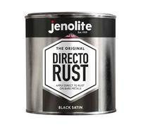 Jenolite Directorust All-In-One Multi-Surface Paint - Black Satin - 1L