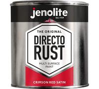 Jenolite Directorust All-In-One Multi-Surface Paint - Crimson Red Satin - 1L