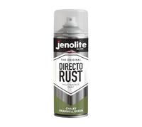 JENOLITE Directorust Chalky Spray Paint | BRAMWELL GREEN | 400ml | Multi-Surface Chalky Finish Spray Paint | Ideal For Furniture, Ornaments, Picture Frames | Interior & Exterior Use | PANTONE 378U