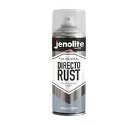 JENOLITE Directorust Chalky Spray Paint Grey 400ml Multi-Surface | Chalky Matt Finish Direct to Rust - No Primer Needed, Multi-Surface for Wood, Metal, Plastic & Ceramic (PANTONE 7544U Grey)