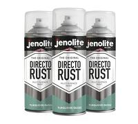 JENOLITE Directorust Gloss Spray Paint | TURQUOISE BLUE | 3 x 400ml | Direct To Rust Spray Paint For Metal | Multi Surface Gloss Aerosol For Wood, Metal, Plastic, Ceramic | RAL 6024