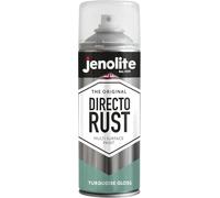 JENOLITE Directorust Gloss Spray Paint | TURQUOISE BLUE | 400ml | Direct To Rust Paint | Multi Surface Gloss Spray Paint For Wood, Metal, Plastic, Ceramic | RAL 6024