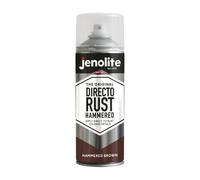 Jenolite Directorust Hammered All-In-One Multi-Surface Paint - Brown - 400Ml Spray Can