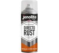 JENOLITE Directorust Metallic Gloss Spray Paint | COPPER | 400ml | Multi-Surface Copper Spray Paint for Metal, Wood, Plastic | All-In-OnePrimer, Undercoat and Topcoat | Interior & Exterior