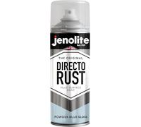 JENOLITE Directorust Powder Blue Gloss - Multi Surface Spray Paint - For Use On Wood, Metal, Plastic, Ceramic & Rusted Surfaces, 400 ml (Pack of 1)