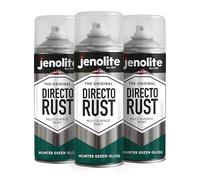 JENOLITE Directorust Spray Paint Hunter Green 3 x 400ml Gloss Finish