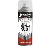 JENOLITE Directorust Spray Paint Satin Finish | CARDINAL RED | 400ml | Direct To Rust Spray Paint For Metal | All-In-One Multi Surface Paint for Metal, Wood, Plastic, Ceramic | RAL 3001
