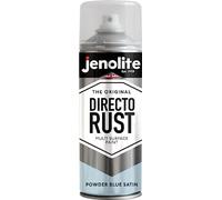 JENOLITE Directorust Spray Paint Satin Finish | POWDER BLUE | 400ml | Direct To Rust Spray Paint For Metal | All-In-One Multi Surface Paint for Metal, Wood, Plastic, Ceramic | RAL 240 80 10
