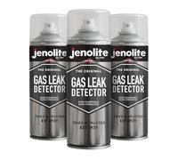 JENOLITE Gas Leak Detector Spray | Non-Flammable & Non-Corrosive | 3x400ml | Detect Leaks in Heating, Plumbing, Air Conditioning & More | DVGW Certified